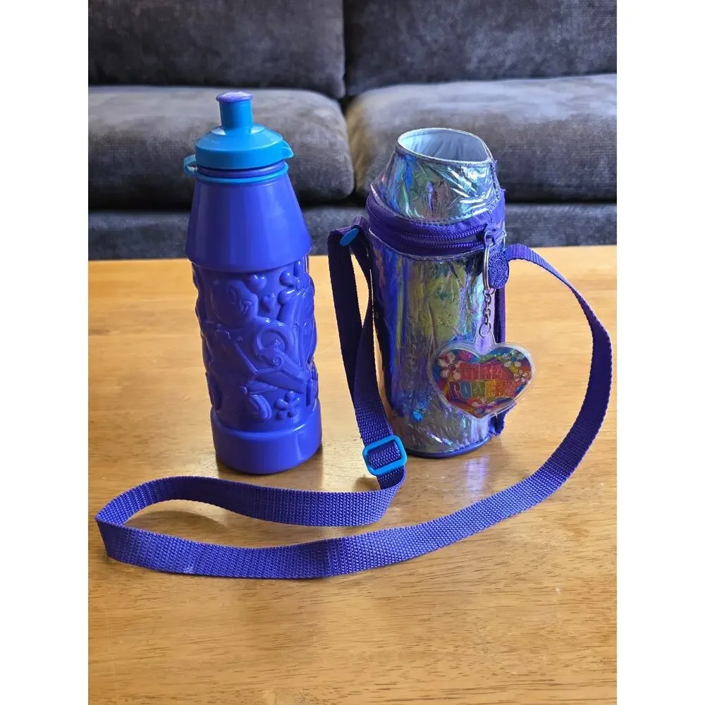 Vintage LISA FRANK Irridescent Mermaid Water Bottle 1990s NEW Girl Power RARE